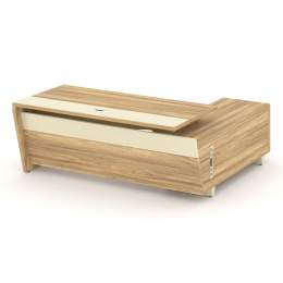 Стол руководителя с тумбой COR SRT-20 L